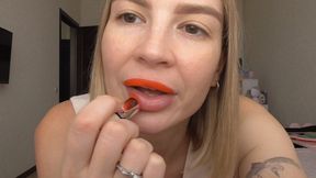 TODAY FOR US IS CARROT LIPSTICK