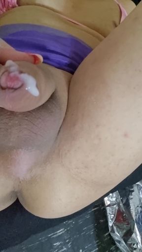 Hott Cumshot for Stepsister TS