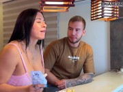 My stepsister Silvana Lee is a busty Milf who sucks banana and rides cock - Brian Evansx