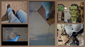 ASMRING BACK AGAIN TO THE HALLOWEEN AND LINGERIE DEPTS BOOKSTORE TP ON SHOE