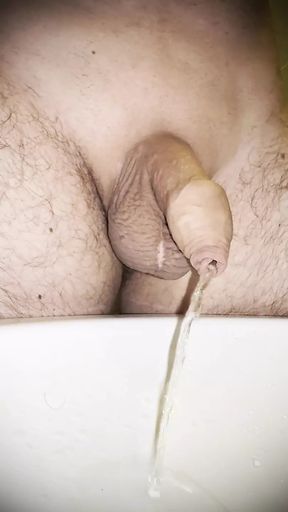 I Pee and Wash My Penis.