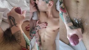 handjob with cumshot