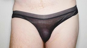 black nylon panties preview