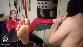 2 Dilators At The Same Time - User Slave Spoils My Feet And Is Blatantly Stretched