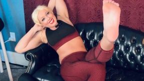 Foot Worship with Sweaty Feet Gym Socks