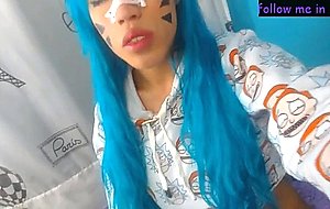 Tgirl fucks her friend an cums on her face and mouth @12: