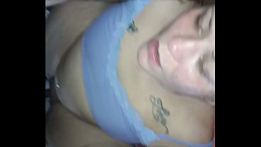 Cheating Wife Rubs BBC on her German/Rican Pussy