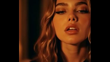 Take Me Tonight &ndash_ Blonde Seduction by the Fireplace (AI-generated)