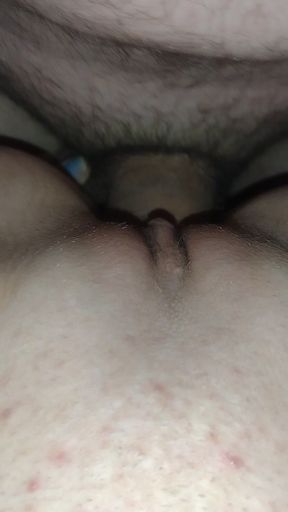 Working This Mushroom Head Between Her Pussy Lips Then Shoving It Deep Making Her Moan and Cum