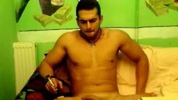 Latin Male Chris Plays with His Dick