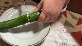 Zara Charm Kitchen Fun Chopping Veggies &amp; Showing Off