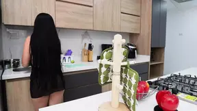 Teen and milf GF share cock in hot threesome