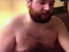 Three blue collar guys get together on the bed and bring their fantasies to life