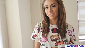 Stepbro Has Stiff Penis For Gal Kara Faux