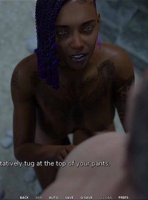 Taboo University - Black College Girl Drags Me Into a Cave and Gives Me a Very Sloppy Blowjob