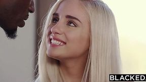 Blonde Naomi Takes Two Big Black Cocks and Gets Covered in Cum!