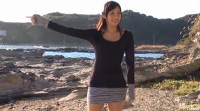 Nana Ogura's Wet Cave Toy-Fucked by Horny Stranger Deep Inside