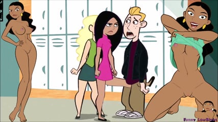 kim possible EBONY BALLBUSTING nerd nutshot cartoon