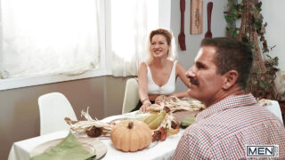 Drake Von and Foxy Alex trade sloppy blowjobs before pounding each other’s asses with their big cocks