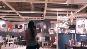 Amateur wife gets anal at IKEA