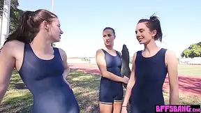 Lesbian Teen 18+ Athletes Tasted Pussies After Workout - Ashley Adams
