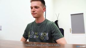 Handsome Dude Lukas Is Looking For A Job & He Offers His Tight Sexy Ass In Exchange