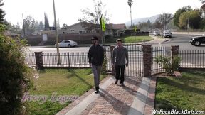 Ebony Ivory Logan interracial threesome