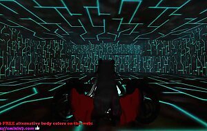 Kancolle Light Cruiser Demon Hentai Nude Dance Monster Girl MMD 3D Dark Green Body Color Edit Smixix