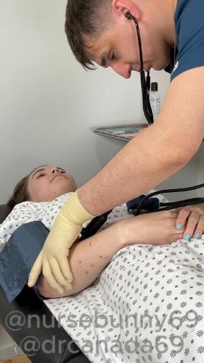 The Doctor Gets a Little Frisky with His Patient