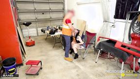 ”Roadside XXX - Tatted Brenna Mckenna Rides Her Mechanic's Big Cock”