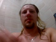 Underwater shoot! Jerking off in the bath with a diver beside my dick. Epic cumshot!