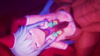 Konosuba - A Aqua le gusta la Navidad y follar