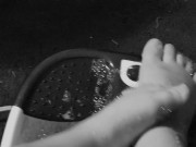 Beautiful soapy feet