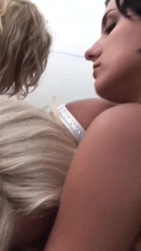 Big boobs lesbian double penetration