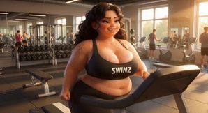 From Chubby &amp; Ignored to Curvy Cock Tease Ep2 First Gym Day &amp; Teasing Begins