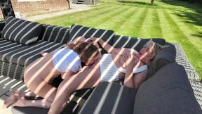 Camilla Meets Alicia Rhodes for Some Outdoor Lesbian Fun