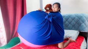 Looner Camylle Stuffs Balloon Butts And Tummy Pump Them Till They Pop