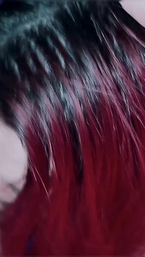 I Eat Her Pussy, Fuck Her Hard, and She Takes a Messy Deep Throat in a Hotel Room