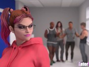 Freaky trans girl takes long BBC for fun