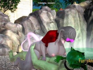 Furry Manga 3D Yiff - Dragon Hunk with Mouse Hard Sex