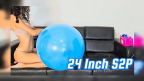 Large 24 inch sit to pop