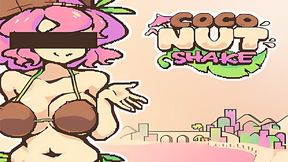 Coconut Shake - Perfect Breast Milking On The Beach! - 100% Game [hentai Game]