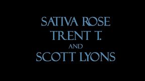 sativa rose threesome outdoors
