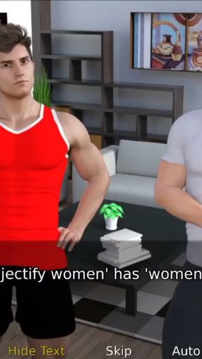 The old teacher shared the sauna with the straight student!!   Clip 1