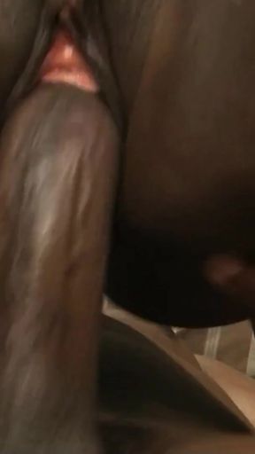 Dark Skin Black Teen Osa Lovely with saggy Tits seduce Fat Cock Black Guy to Quick Cheating Fuck   Clip 1