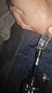 Filling me up again. Big dildo!