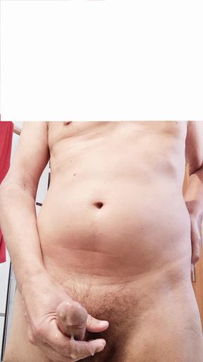 Full Morning Routine with Jerk off, Cumshot and Shower