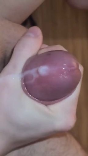 Jaw-dropping moment from "Old man with milky dick jumps the sticky load."