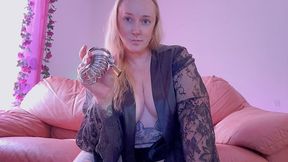 It's time you leaked in that chastity cage for me