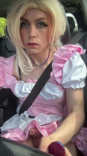Carsolo Wanklane-tgirl Solo Ejaculate